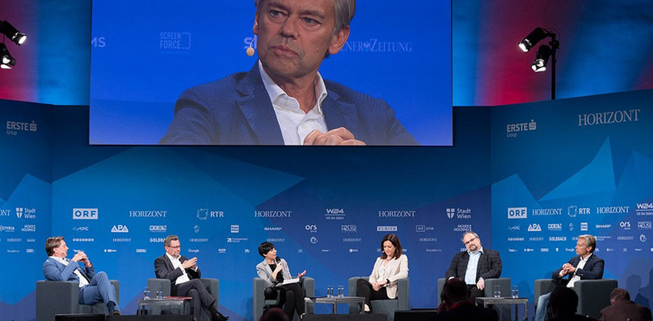 Diskussionsrunde bei den Österreichischen Medientagen