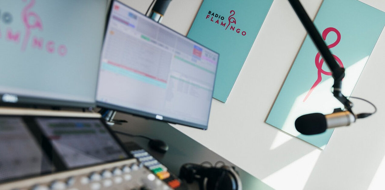 Studio von Radio Flamingo