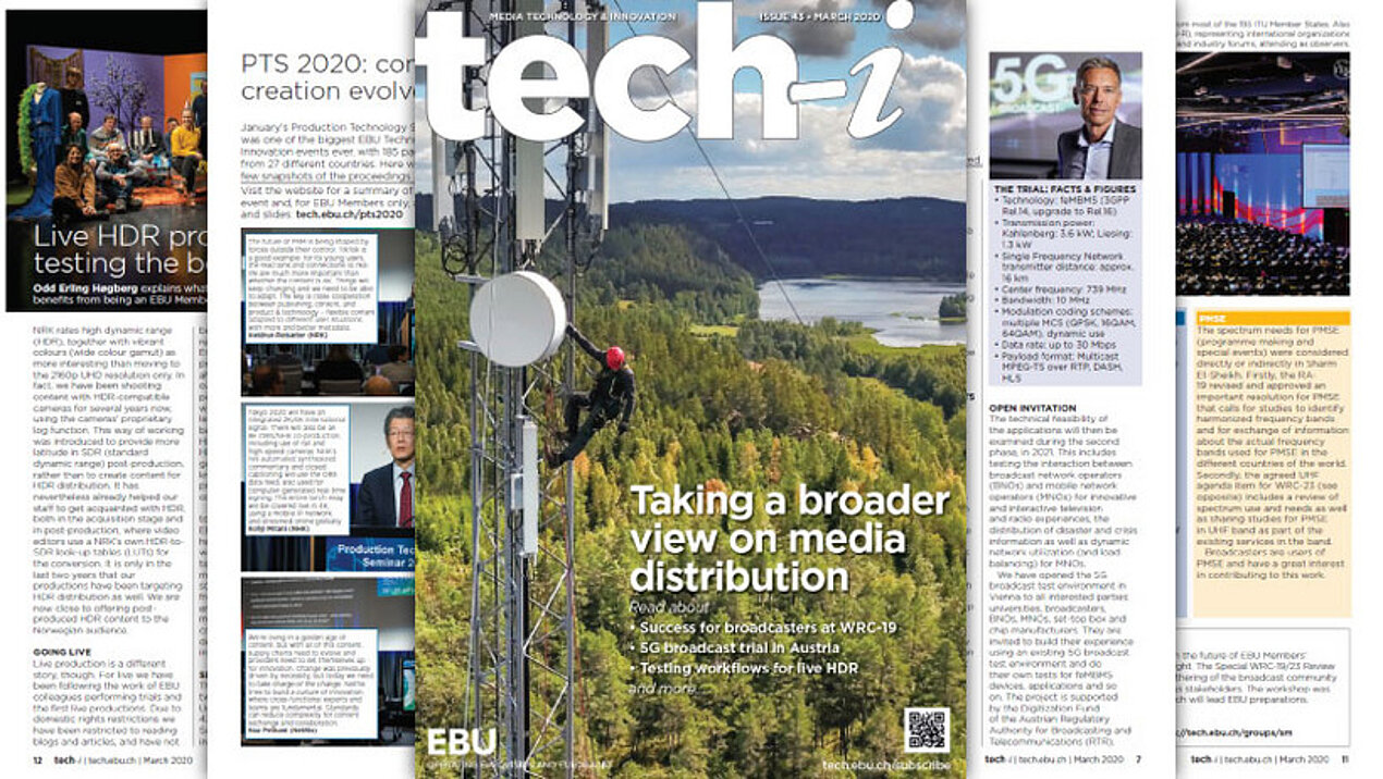 EBU tech-i Magazin Cover